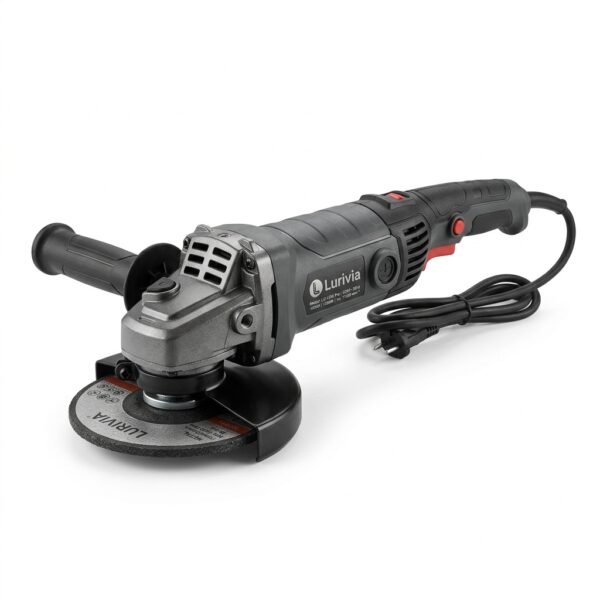 Lurivia Heavy-Duty Electric Angle Grinder with Side Handle