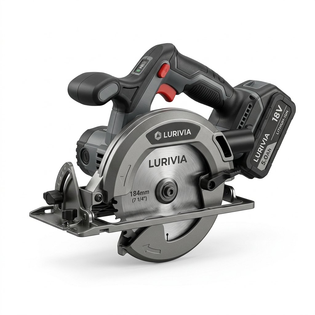 Lurivia Handheld Electric Power Saw with Guard