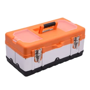 Heavy-Duty Tool Box Lurivia Heavy-Duty Toolbox with Secure Metal Latches